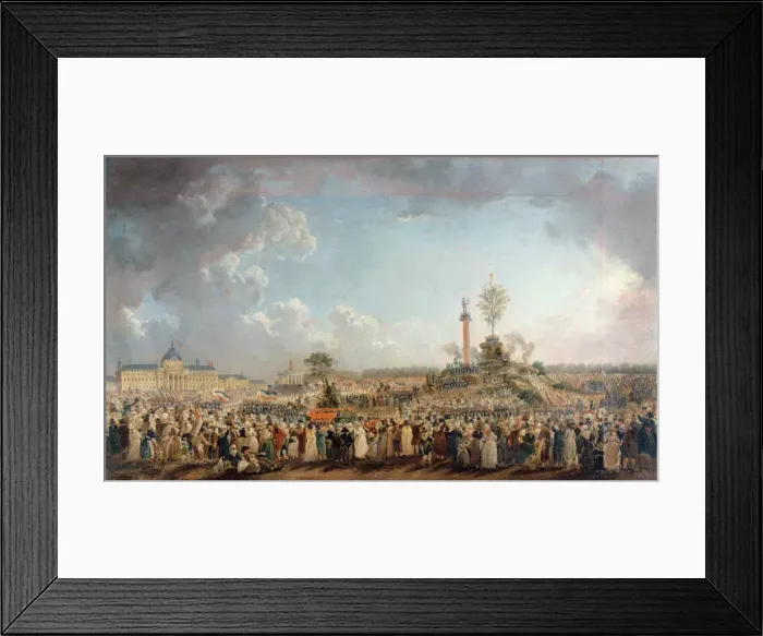Framed Print : The Festival of the Supreme Being at the Field of Mars, 8 June 1794, 1794 Framed Print : The Festival of the Supreme Being at the Field of Mars, 8 June 1794, 1794