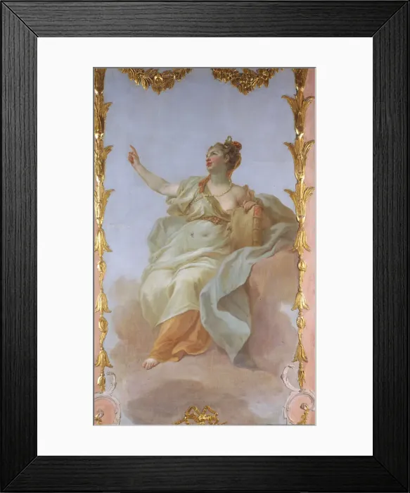 Framed Print : Muse Euterpe, Early 1770s. Creator: Torelli, Stefano (1712-1784) Framed Print : Muse Euterpe, Early 1770s. Creator: Torelli, Stefano (1712-1784)