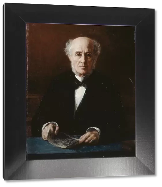 Portrait of the writer Etienne Arago (1802-1892), 1882