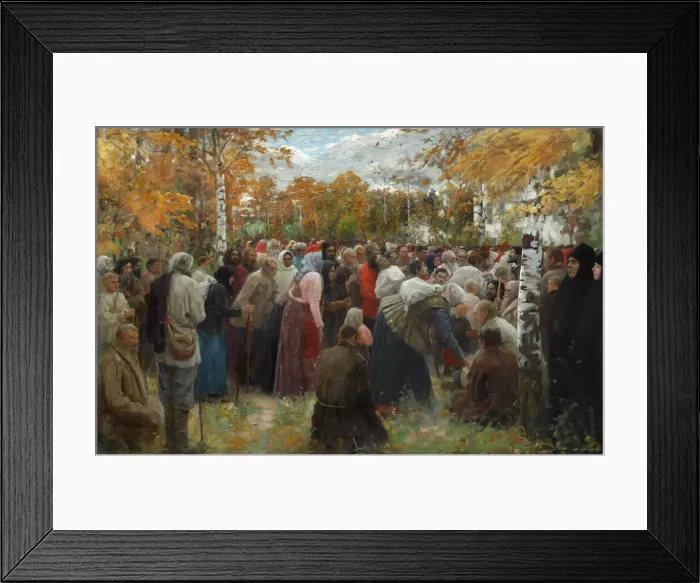 Framed Print : To holy places, 1911. Creator: Popov, Lukian Vasilyevich (1873-1914) Framed Print : To holy places, 1911. Creator: Popov, Lukian Vasilyevich (1873-1914)