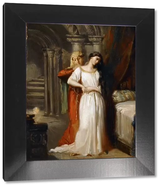 Desdemona Retiring to her Bed, 1849. Creator: Chasseriau, Theodore (1819-1856)