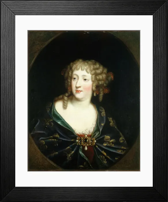 Framed Print : Portrait of Maria Theresa of Spain (1638-1683), Queen of France, ca 1675 Framed Print : Portrait of Maria Theresa of Spain (1638-1683), Queen of France, ca 1675