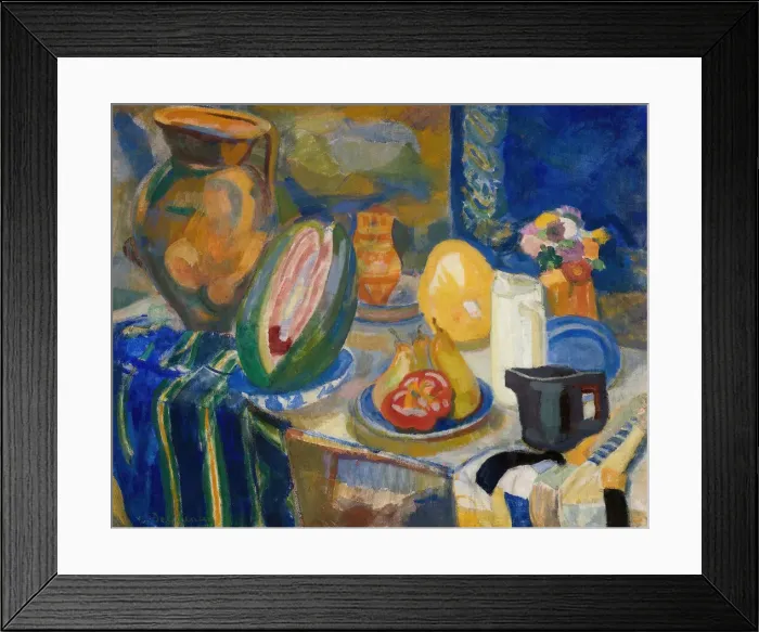 Framed Print : Portuguese still life, 1915. Creator: Delaunay, Robert (1885-1941) Framed Print : Portuguese still life, 1915. Creator: Delaunay, Robert (1885-1941)
