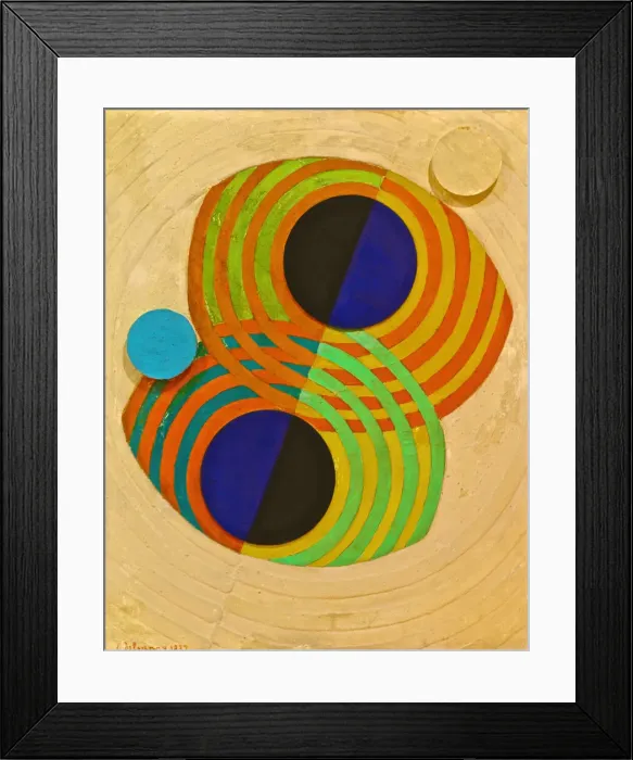 Framed Print : Relief. Rhythms, 1932. Creator: Delaunay, Robert (1885-1941) Framed Print : Relief. Rhythms, 1932. Creator: Delaunay, Robert (1885-1941)