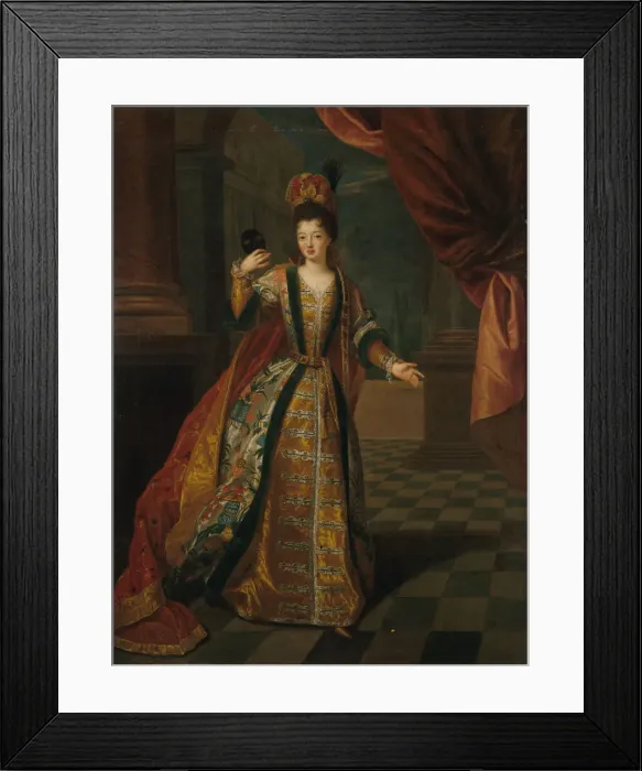 Framed Print : Louise Francoise de Bourbon (1673-1743), Mademoiselle de Nantes, ca 1690 Framed Print : Louise Francoise de Bourbon (1673-1743), Mademoiselle de Nantes, ca 1690
