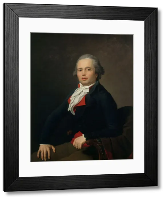 Framed Print : Portrait of Louis Legendre (1752-1797), c. 1795. Creator: Laneuville Framed Print : Portrait of Louis Legendre (1752-1797), c. 1795. Creator: Laneuville