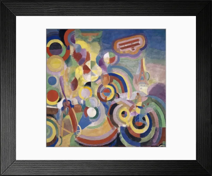 Framed Print : Hommage aBleriot, 1914. Creator: Delaunay, Robert (1885-1941) Framed Print : Hommage aBleriot, 1914. Creator: Delaunay, Robert (1885-1941)