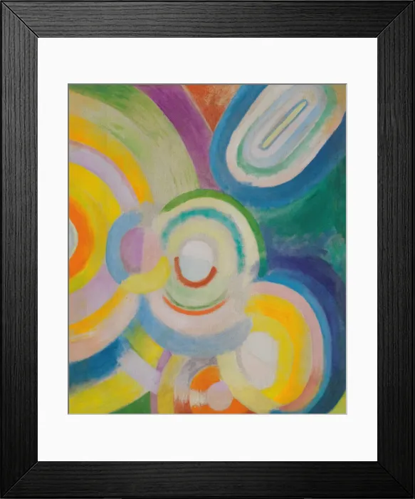 Framed Print : Colored Discs, 1913. Creator: Delaunay, Robert (1885-1941) Framed Print : Colored Discs, 1913. Creator: Delaunay, Robert (1885-1941)