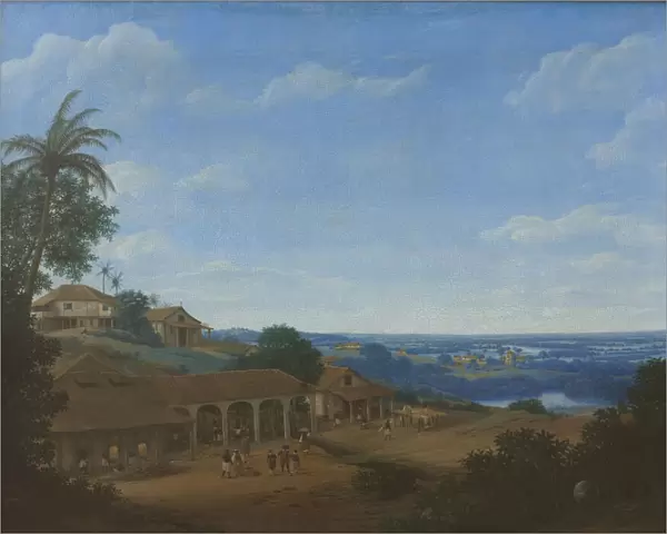 Landscape in Brazil with Sugar Plantation, 1660. Creator: Post, Frans Jansz. (1612-1680)