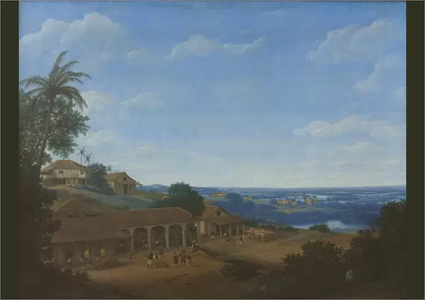 Landscape in Brazil with Sugar Plantation, 1660. Creator: Post, Frans Jansz. (1612-1680)