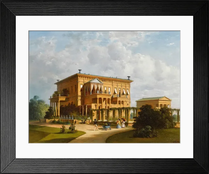 Framed Print : The Summer Palace of Duke of Leuchtenberg in Sergievka, 1873 Framed Print : The Summer Palace of Duke of Leuchtenberg in Sergievka, 1873