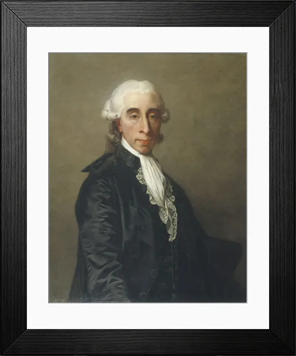 Framed Print : Portrait of Jean Sylvain Bailly (1736-1793), 1789. Creator: Mosnier Framed Print : Portrait of Jean Sylvain Bailly (1736-1793), 1789. Creator: Mosnier