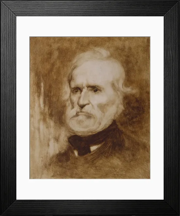 Framed Print : Portrait of Louis-Auguste Blanqui (1805-1881), c. 1880. Creator: Carriere Framed Print : Portrait of Louis-Auguste Blanqui (1805-1881), c. 1880. Creator: Carriere