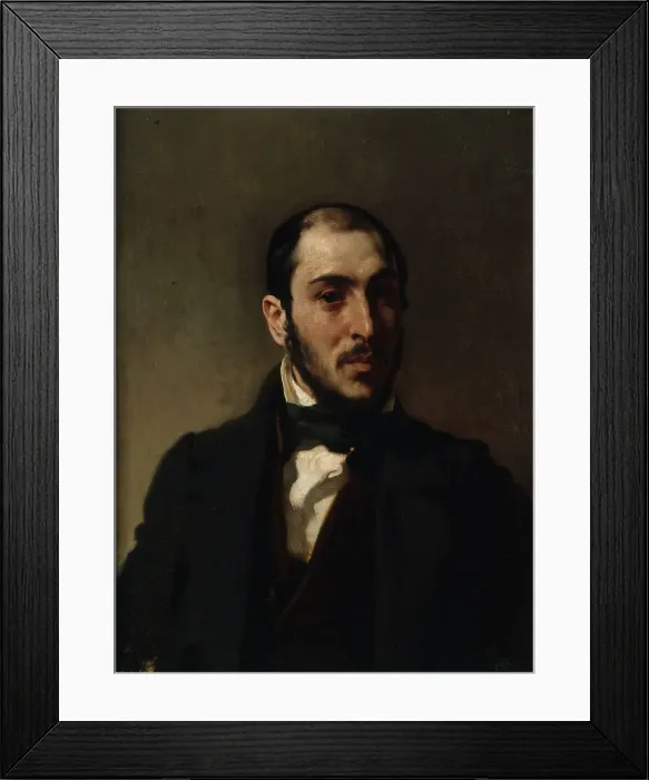 Framed Print : Portrait of the Architect Eugene Laval (1818-1896), ca 1860 Framed Print : Portrait of the Architect Eugene Laval (1818-1896), ca 1860