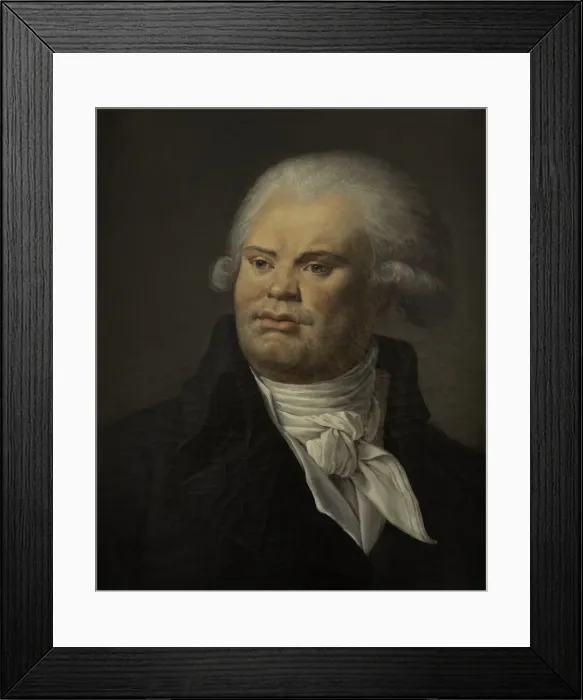 Framed Print : Portrait of Georges Jacques Danton (1759-1794), c. 1790. Creator: Anonymous Framed Print : Portrait of Georges Jacques Danton (1759-1794), c. 1790. Creator: Anonymous