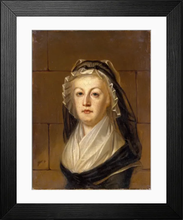 Framed Print : Marie Antoinette at the Conciergerie, c. 1793. Creator: Kucharski, Alexandre (1741-1819) Framed Print : Marie Antoinette at the Conciergerie, c. 1793. Creator: Kucharski, Alexandre (1741-1819)