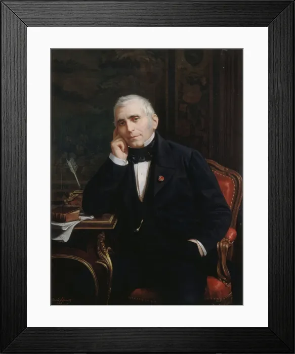 Framed Print : Portrait of the dramatist and librettist Eugene Scribe (1791-1861), 1863 Framed Print : Portrait of the dramatist and librettist Eugene Scribe (1791-1861), 1863