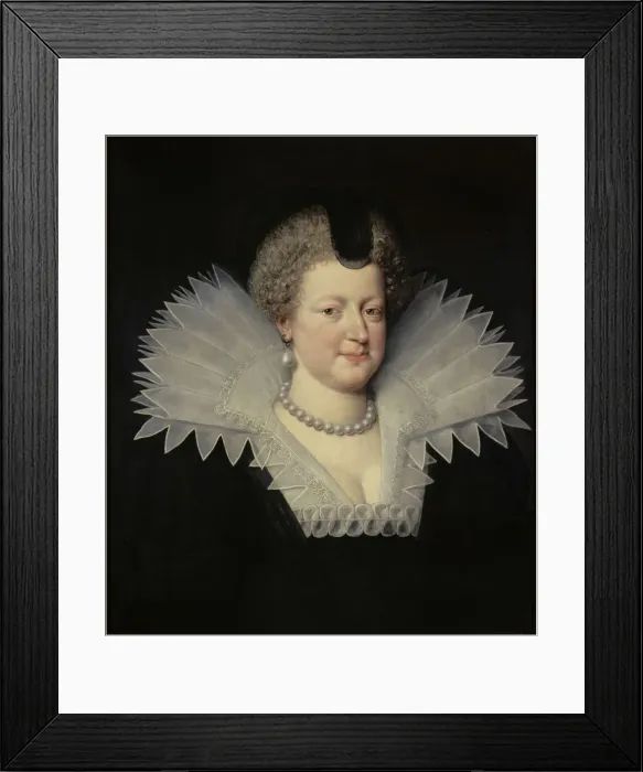 Framed Print : Portrait of Marie de Medici (1575-1642), 1613. Creator: Pourbus, Frans Framed Print : Portrait of Marie de Medici (1575-1642), 1613. Creator: Pourbus, Frans