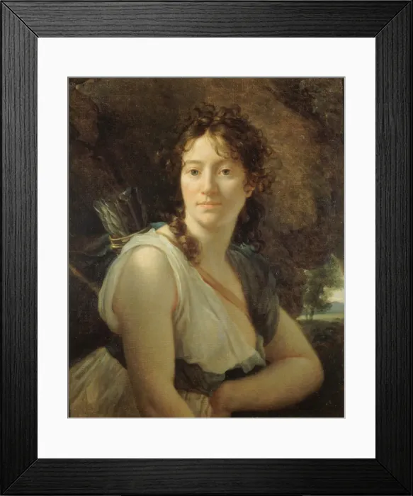 Framed Print : Portrait of Catherine Josephine Duchesnois (1777-1835), Early 19th cen Framed Print : Portrait of Catherine Josephine Duchesnois (1777-1835), Early 19th cen