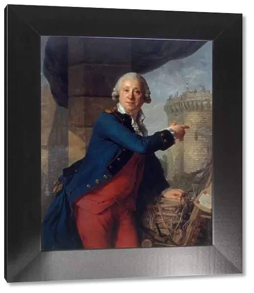 Portrait of Henri Masers de Latude (1725-1805). Creator: Vestier, Antoine (1740-1824)