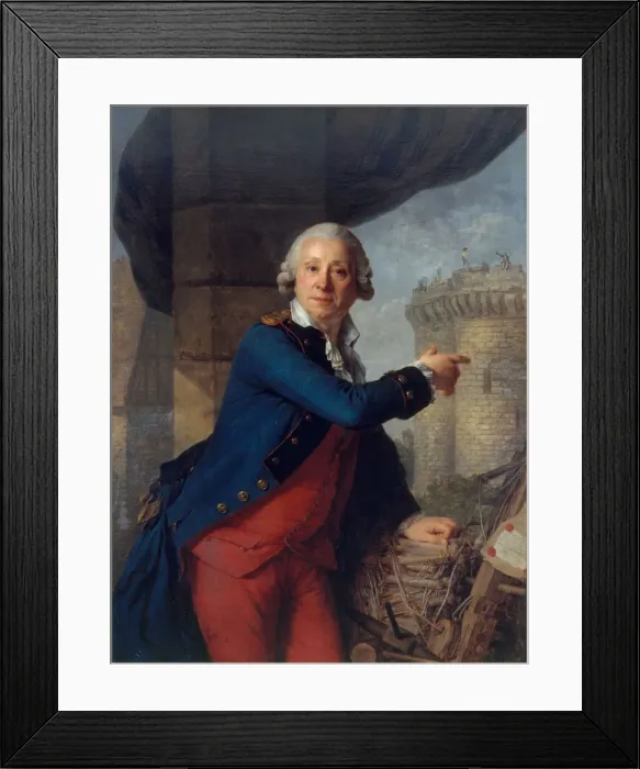Framed Print : Portrait of Henri Masers de Latude (1725-1805). Creator: Vestier, Antoine (1740-1824) Framed Print : Portrait of Henri Masers de Latude (1725-1805). Creator: Vestier, Antoine (1740-1824)