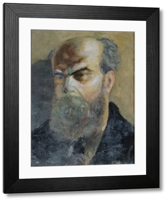 Framed Print : Portrait of the Poet Paul Verlaine (1844-1896), ca 1885 Framed Print : Portrait of the Poet Paul Verlaine (1844-1896), ca 1885