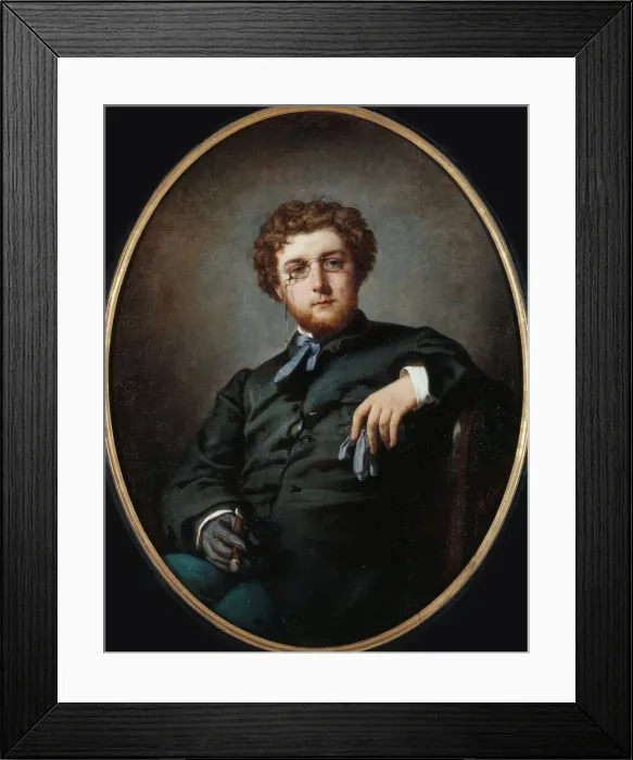 Framed Print : Portrait of the composer Georges Bizet (1838-1875), ca 1865 Framed Print : Portrait of the composer Georges Bizet (1838-1875), ca 1865