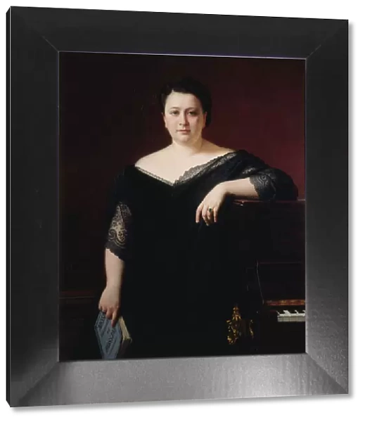 Portrait of the opera singer Marietta Alboni (1826-1894), 1870