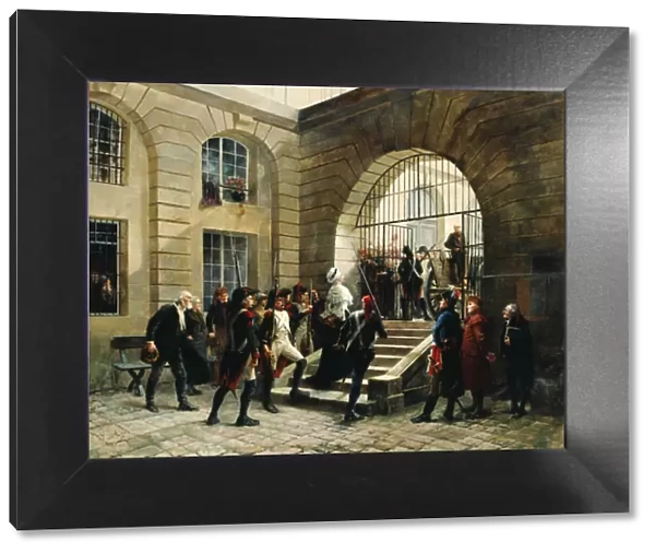 Marie-Antoinette leaving the Conciergerie, October 16, 1793, 1885