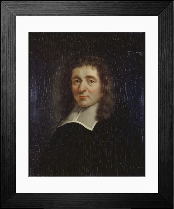 Framed Print : Portrait of Antoine Furetiere (1619-1688), c. 1660. Creator: Anonymous Framed Print : Portrait of Antoine Furetiere (1619-1688), c. 1660. Creator: Anonymous