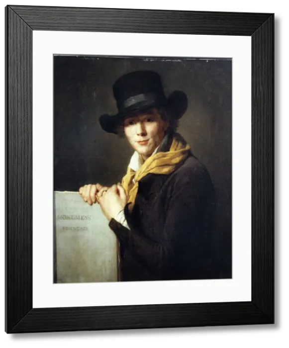 Framed Print : Portrait of Alexandre Lenoir (1761-1839), 1796. Creator: Bouliard Framed Print : Portrait of Alexandre Lenoir (1761-1839), 1796. Creator: Bouliard