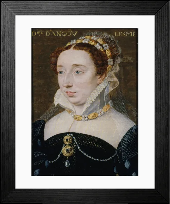 Framed Print : Portrait of Diane de France, Duchess of Angouleme (1538-1619), 1570 Framed Print : Portrait of Diane de France, Duchess of Angouleme (1538-1619), 1570