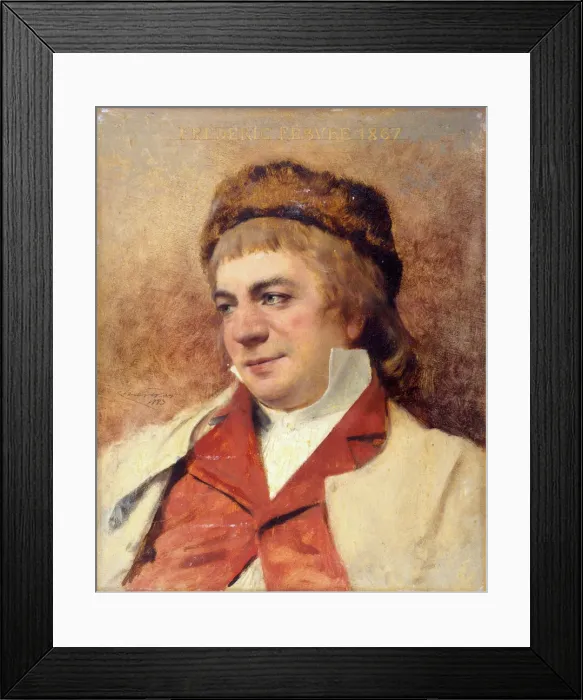 Framed Print : Portrait of Frederic Febvre (1835-1916), 1883 Framed Print : Portrait of Frederic Febvre (1835-1916), 1883
