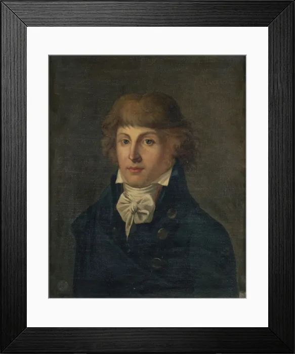 Framed Print : Portrait of Louis Antoine de Saint-Just (1767-1794), after 1767. Creator: Anonymous Framed Print : Portrait of Louis Antoine de Saint-Just (1767-1794), after 1767. Creator: Anonymous