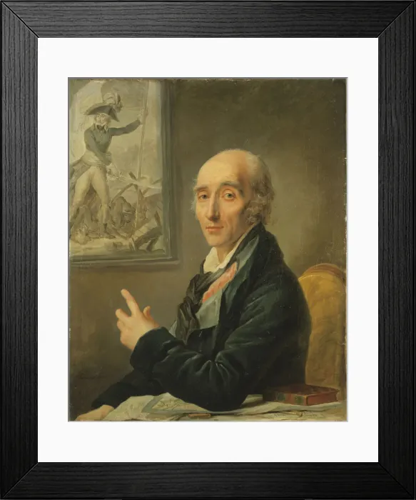 Framed Print : Portrait of Pierre Francois Charles Augereau (1757-1816), Between 1805 and 1812