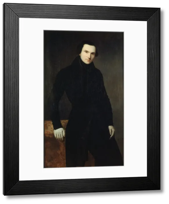 Framed Print : Portrait of Eugene Renduel (1798-1874), 1836. Creator: Chatillon Framed Print : Portrait of Eugene Renduel (1798-1874), 1836. Creator: Chatillon