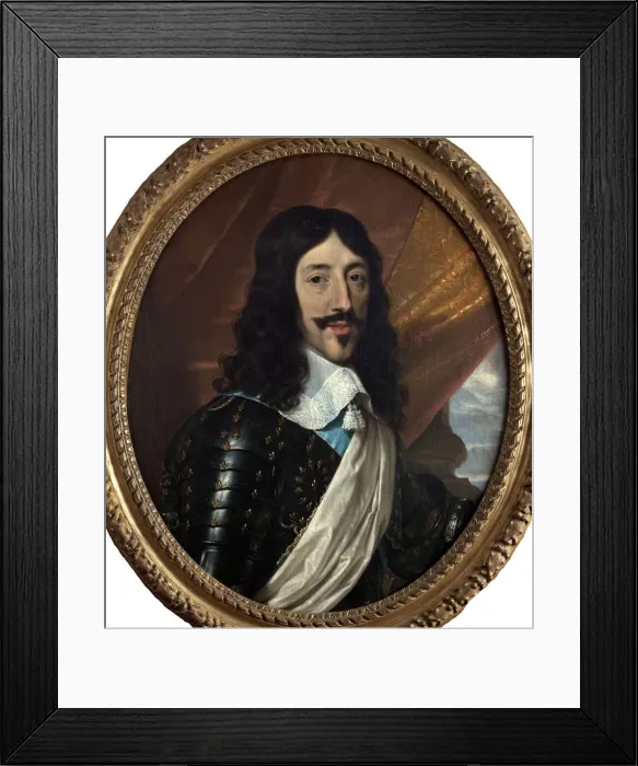 Framed Print : Portrait of Louis XIII of France (1601-1643), c. 1640. Creator: Anonymous Framed Print : Portrait of Louis XIII of France (1601-1643), c. 1640. Creator: Anonymous