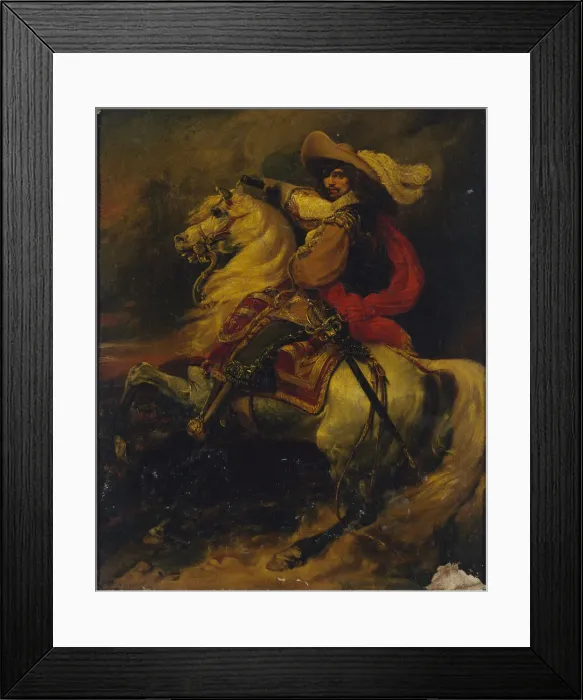 Framed Print : Portrait of Josias Rantzau (1609-1650), as Marshal of France, ca 1834. Creator: Anonymous Framed Print : Portrait of Josias Rantzau (1609-1650), as Marshal of France, ca 1834. Creator: Anonymous