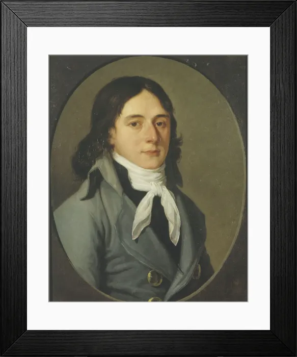 Framed Print : Portrait of Camille Desmoulins (1760-1794). Creator: Anonymous Framed Print : Portrait of Camille Desmoulins (1760-1794). Creator: Anonymous
