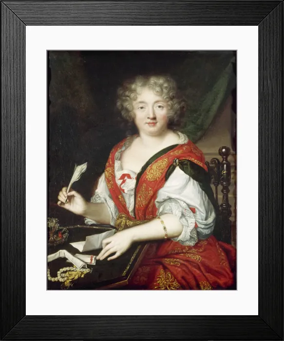Framed Print : Portrait of Marie de Rabutin-Chantal, Marquise de Sevigne(1626-1696), c. 1680 Framed Print : Portrait of Marie de Rabutin-Chantal, Marquise de Sevigne(1626-1696), c. 1680
