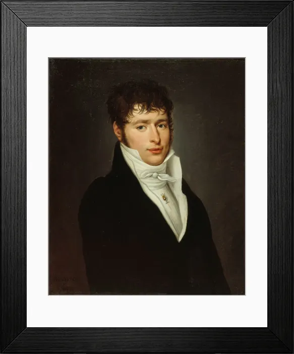 Framed Print : Portrait of the singer Jean Elleviou (1769-1842), 1809. Creator: Maignen de Sainte-Marie Framed Print : Portrait of the singer Jean Elleviou (1769-1842), 1809. Creator: Maignen de Sainte-Marie
