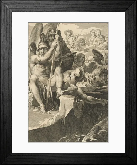 Framed Print : The Angelic Guards, c. 1802. Creator: James Barry Framed Print : The Angelic Guards, c. 1802. Creator: James Barry