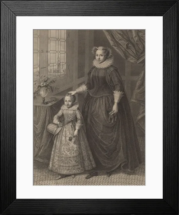 Framed Print : Mary, Queen of Scots, published 1779. Creator: Francesco Bartolozzi Framed Print : Mary, Queen of Scots, published 1779. Creator: Francesco Bartolozzi