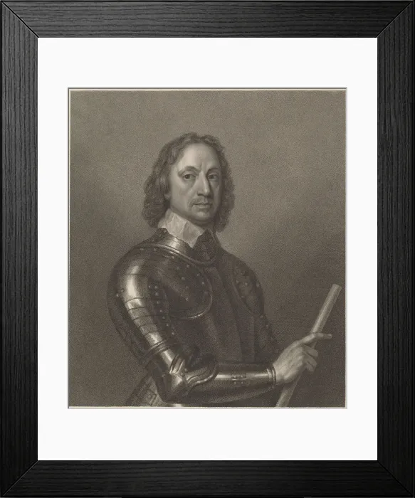 Framed Print : Oliver Cromwell, 1802. Creator: Francesco Bartolozzi Framed Print : Oliver Cromwell, 1802. Creator: Francesco Bartolozzi