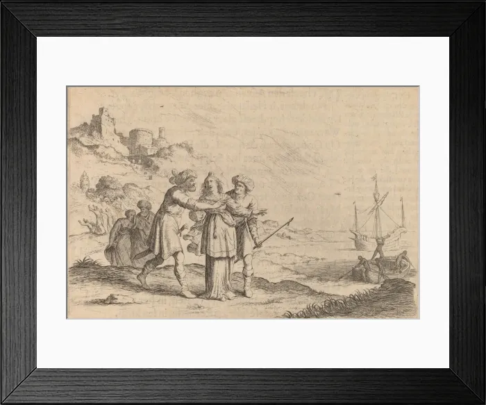 Framed Print : The Abduction of Europa, 1634. Creator: Willem Basse Framed Print : The Abduction of Europa, 1634. Creator: Willem Basse