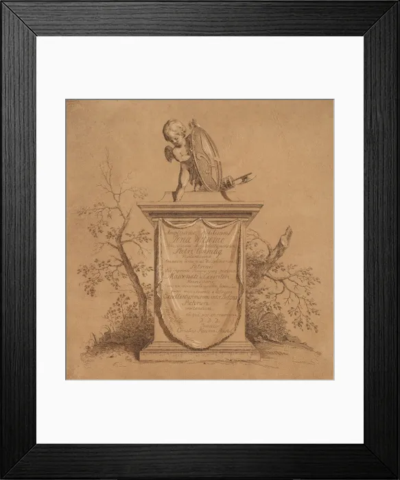 Framed Print : Title Page, 1765. Creator: Cornelis Ploos van Amstel Framed Print : Title Page, 1765. Creator: Cornelis Ploos van Amstel
