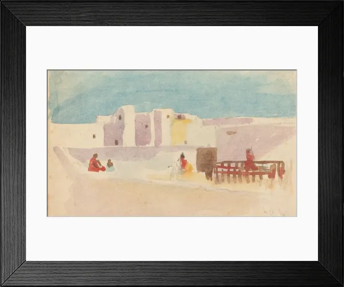 Framed Print : Walls of a North African City. Creator: Hercules Brabazon Brabazon