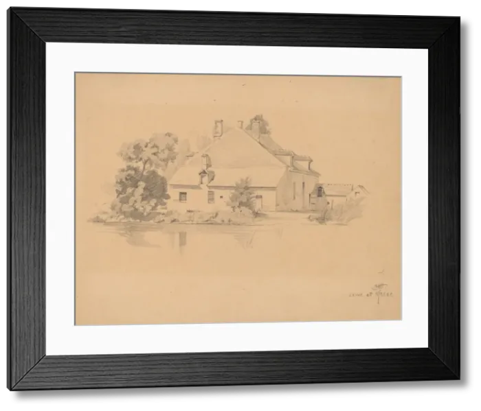 Framed Print : Seine et Marne. Creator: Charles Frederick William Mielatz Framed Print : Seine et Marne. Creator: Charles Frederick William Mielatz