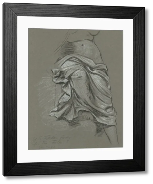 Framed Print : Study for The Fates Gathering in the Stars, 1884-1887. Creator: Elihu Vedder Framed Print : Study for The Fates Gathering in the Stars, 1884-1887. Creator: Elihu Vedder