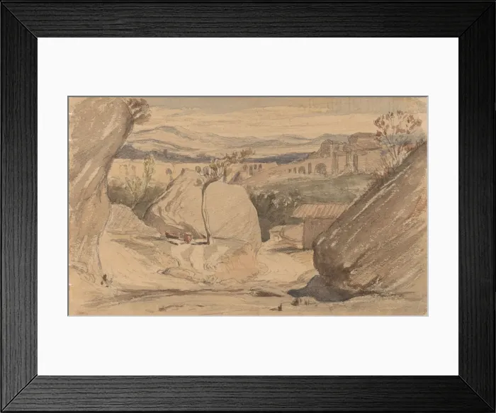 Framed Print : Orte, c. 1887. Creator: Elihu Vedder Framed Print : Orte, c. 1887. Creator: Elihu Vedder